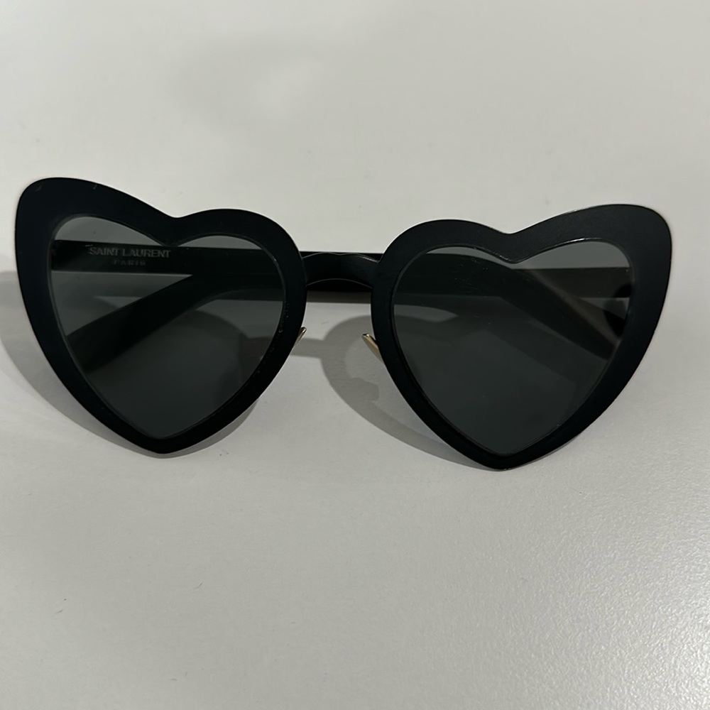 SAINT LAURENT LouLou Oversized Heart Sunglasses